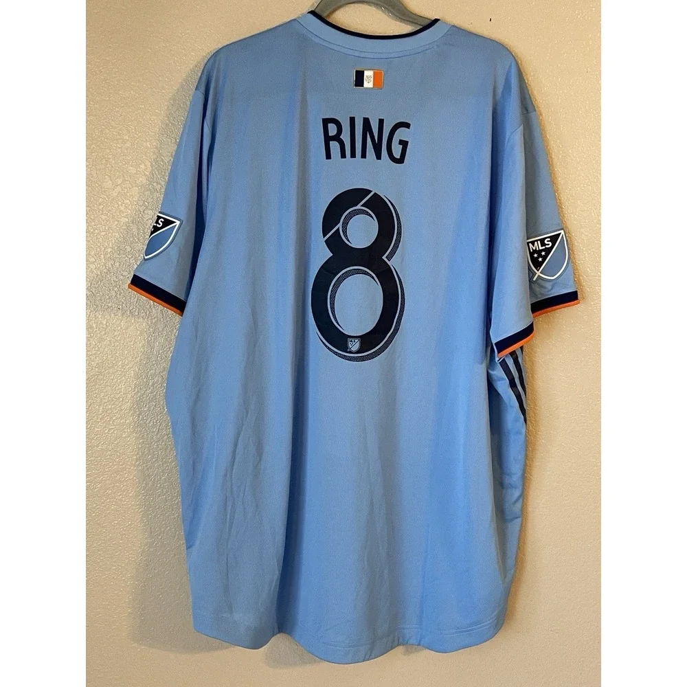 Men's 3XL NWOT New York City FC Alexander Ring #8 Adidas 2019 Authentic Jersey